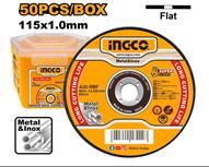 Ingco MCD1011550 - DISCO CORTE PARA METAL ULTRAFINO 115X1MM 50 PCS