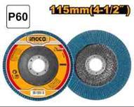 Ingco FDZ1152 - DISCO LAMINAS CIRCONIO 115MM P60