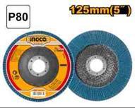 Ingco FDZ1253 - DISCO LAMINAS CIRCONIO 125MM P80