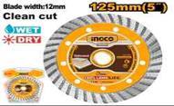 Ingco DMD031251 - DISCO DIAMANTE SEMI-SEGMENTADO 125MM 12MM