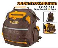 Ingco HBP01028 - MOCHILA PORTA-HERRAMIETAS 380X170X460MM