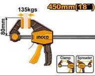 Ingco HQBC18801 - SARGENTO RAPIDO 80X450MM