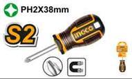 Ingco HSDPH2038 - DESTORNILLADOR ESTRELLA PH2X38MM