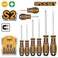 Ingco HKSDS0828 - JGO DESTORNILLADORES 8 PCS
