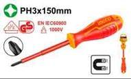 Ingco HISD81PH3150 - DESTORNILLDOR ESTRELLA AISLADO PH3X150MM