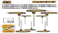 Ingco HHKT80838 - JGO LLAVES TORX MANGO T 8 PCS