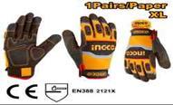 Ingco HGMG02-XL - GUANTE MECANICO