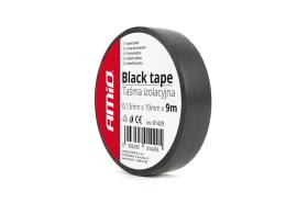 AMIO 01429 - CINTA AISLANTE NEGRA, 19MM X 9M (12 UNID. EN UN PAQUETE)
