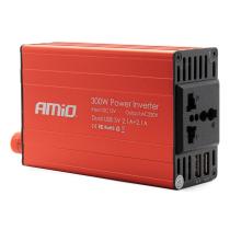 AMIO 02470 - CONVERTIDOR (INVERTIDOR) AMIO 12V/220V 300W/600W 2XUSB PI03