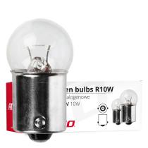 AMIO 01487 - BOMBILLAS HALóGENAS R10W BA15S 12V 10W 10 UNID.