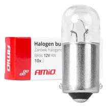 AMIO 03370 - BOMBILLAS HALóGENAS T4W 12V 4W BA9S 10UNID.
