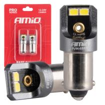 AMIO 03579 - BOMBILLAS LED CANBUS PRO T4W BA9S 4X2016 SMD BLANCO 12V 24V