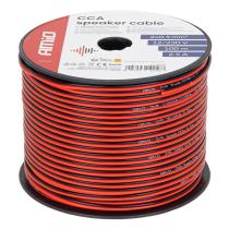 AMIO 04456 - CABLE DE ALTAVOZ BIPOLAR CCA 2X0,5 MM2 100 M 2,5 A AMIO-0445