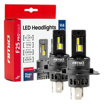 AMIO 04719 - KIT LED SERIE F25 PRO BLACK FULL CANBUS H4 H19 70W 12V 24V A