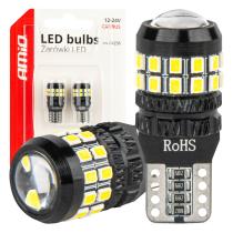 AMIO 04258 - BOMBILLAS LED CANBUS T10 W5W 27SMD 2016 WHITE 12V/24V AMIO-0