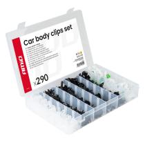 AMIO 04742 - JUEGO DE CLIPS PARA CARROCERíA 290 PIEZAS AMIO-04742