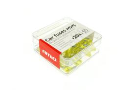 AMIO 02221 - FUSIBLES MINI CAJA 50 UNIDS 20A