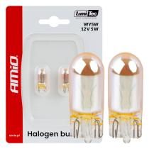 AMIO 04626 - BOMBILLAS HALóGENAS WY5W 12V5W LUMITEC AMBER CHROME DOS UNID