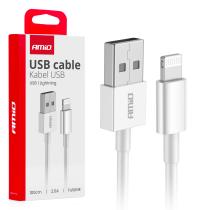 AMIO 03895 - CABLE USB A LIGHTNING 2A 100CM FULLLINK AMIO-03895