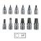 Jbm 51261 - JGO. PUNTAS TORX 1/2" SET 12 PZAS.