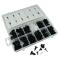 Jbm 52891 - ESTUCHE CLIPS PLAST. FORD 169 PZAS.