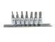 Jbm 53127 - JUEGO DE 7 PUNTAS TORX INVIOLABLE 1/4"