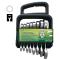 Jbm 53022 - SET DE 8 LLAVES COMBINADAS CORTAS CON TRINQUETE