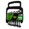 Jbm 53022 - SET DE 8 LLAVES COMBINADAS CORTAS CON TRINQUETE
