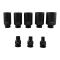 Jbm 52547 - SET DE 5 VASOS Y 3 PUNTAS XZN DE IMPACTO DE 1/2"