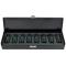 Jbm 53044 - SET 8 VASOS IMPACTO HEX. CON DOBLE POSICION (FIJO/ARTICULADO