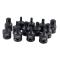 Jbm 52344 - SET DE 13 PUNTAS DE IMPACTO DE 1/2" HEXAGONAL Y TORX