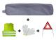 Jbm 53178 - KIT EMERGENCIA BOLSA GRIS RIBETE+TRIANGULO+CHALECO+GUANTES