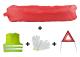 Jbm 53180 - KIT EMERGENCIA BOLSA ROJA RIBETE+TRIANGULO+CHALECO+GUANTES