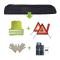 Jbm 52781 - KIT EMERGENCIA BOLSA NEGRA + MK H4 + CHALECO + TRIANG. + GUA