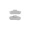 Jbm 50764 - CONTRAPESA ZINC GRAPA 25GR. ESPECIAL LLANTA UNIVERSAL