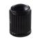 Jbm 11902 - SET DE 4 TAPONES DE PLÁSTICO NEGROS PARA VÁLVULA NEUMÁTICO