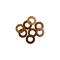 Jbm 13819 - BOLSA DE 50 ARANDELAS DE COBRE PARA INYECTORES (13,8 X 7,3 X