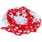 Jbm 53809 - CADENA DE PLÁSTICO BLANCO / ROJO - 5M