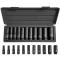 Jbm 53744 - SET DE 11 VASOS DE IMPACTO 12 CANTOS 1/2" LARGOS