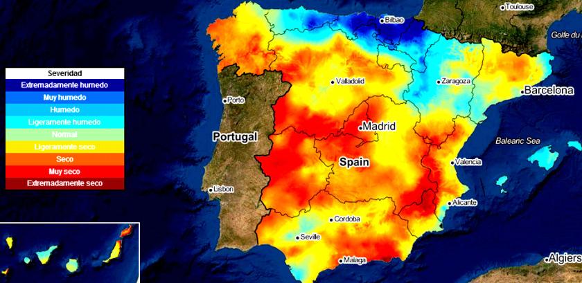 SEQUÍA y CALOR en pleno INVIERNO en España